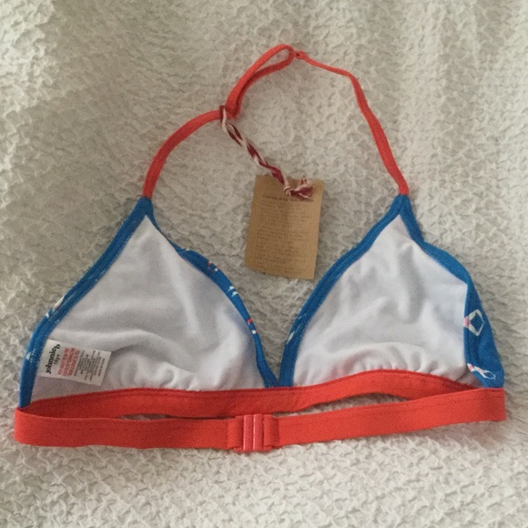 HP! 🏊‍♀️ NWT VTG Mini Boden Johnnie B Retro Bikini Top 👙 - Picture 6 of 13